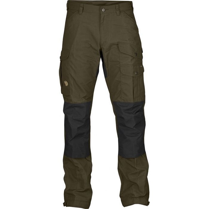 Fjällräven Vidda Pro buks kort-dark olive black-54 - Bukser