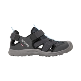 Viking Adventure sandal, charcoal/light blue