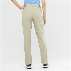 Salomon Wayfarer Zip-Off Pants Woman, plaza taupe