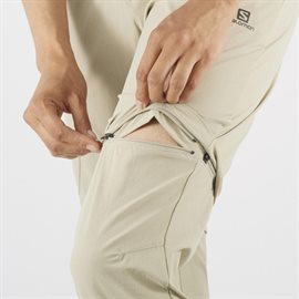 Salomon Wayfarer Zip-Off Pants Woman, plaza taupe