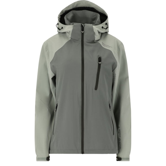 Weather Report Brunia W AWG regnjakke Dame 15.000mm-balsam Grøn-42 – Regntøj, poncho