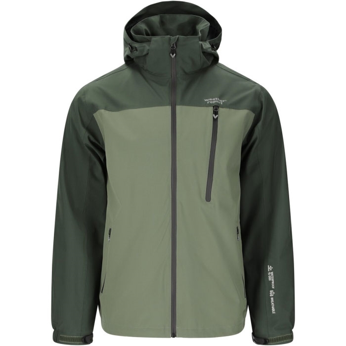 Weather Report Delton M AWG Jacket Herre / Mænd 15000mm-thyme-M - Regntøj, poncho