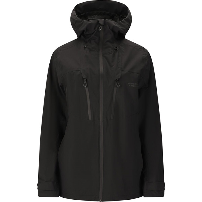 Weather Report Harbor Rain-Tech Jacket Kvinder / Damer 20.000mm-Sort-40 – Regntøj, poncho