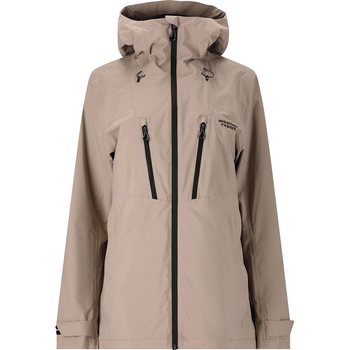 Weather Report Harbour Rain-Tech Jacket Kvinder / Damer 20.000mm-moon rock-48 – Regntøj, poncho