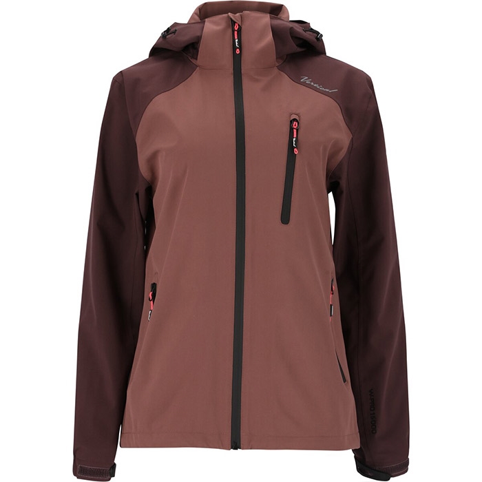 Se Weather Report Camelia W AWG regnjakke Dame 15.000mm-marron-40 - Regntøj, poncho hos Outdoornu.dk