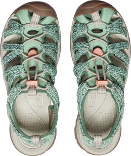 Keen Whisper Sandal W, granite green/peach parfait