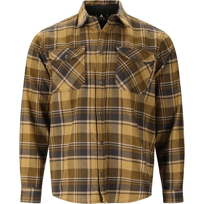 Whistler Bargo Checked skjorte-dark olive-M