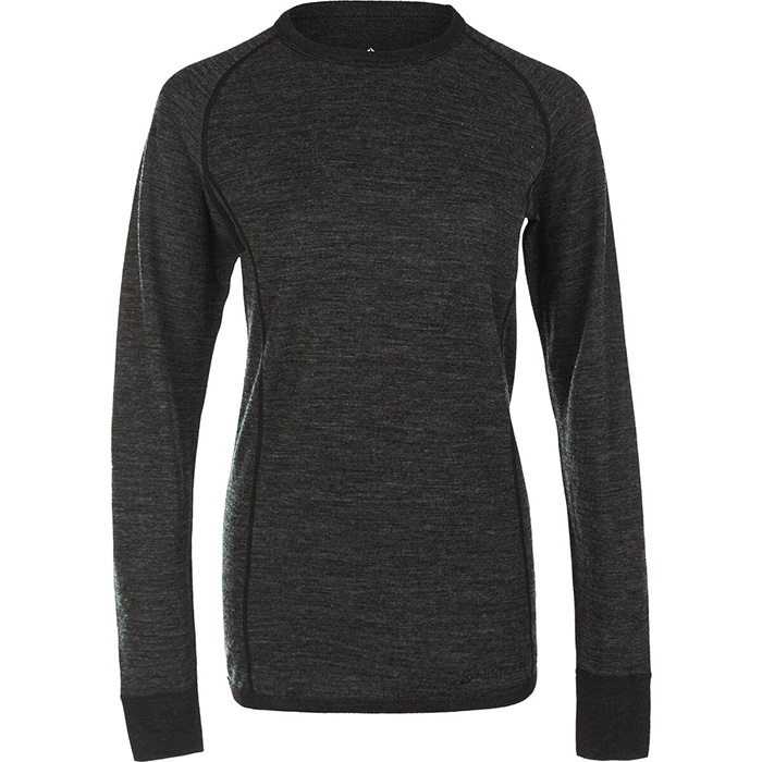 4: Whistler Brandi W "merinould" undertrøje top, dark grey-42 - Undertøj