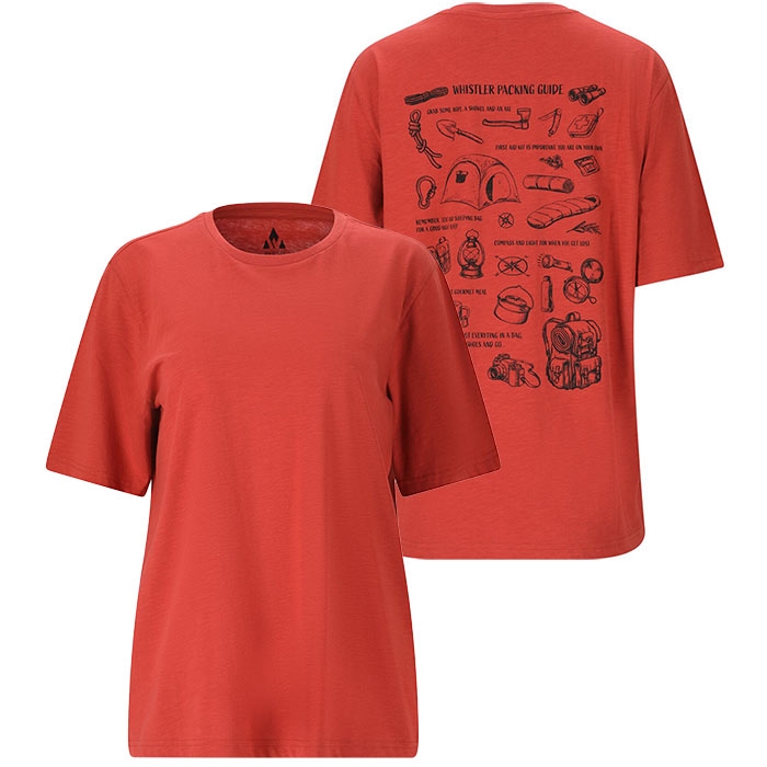 Whistler Caloot Kvinder / Damer T-Shirt-cinnabar-46 – T-Shirts