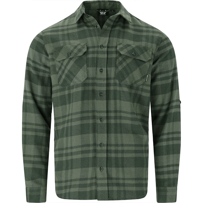 Whistler Flannel Checked skjorte, deep forest
