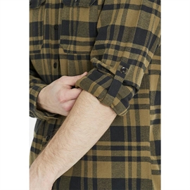 Whistler Flannel Checked skjorte, dark olive