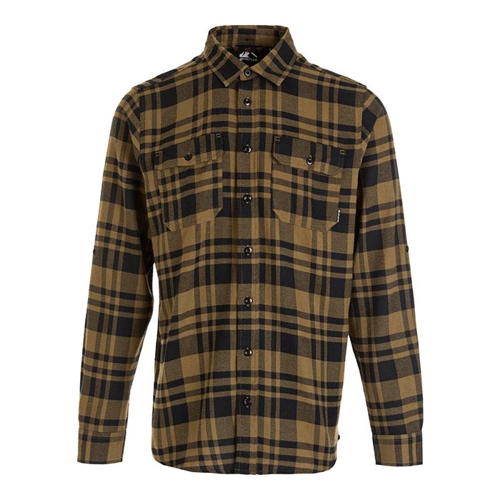 Billede af Whistler Flannel Checked skjorte, dark olive - Skjorter