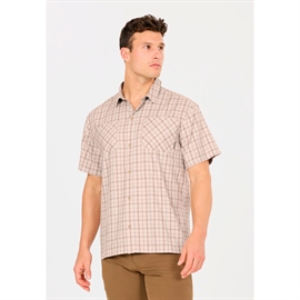 Whistler Leslies S-S Check Shirt Men, pumice stone