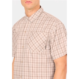 Whistler Leslies S-S Check Shirt Men, pumice stone