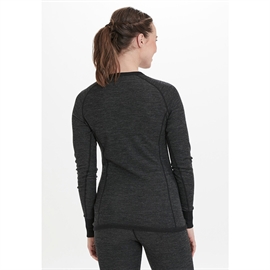 Whistler Brandi W "merinould" undertrøje top, dark grey