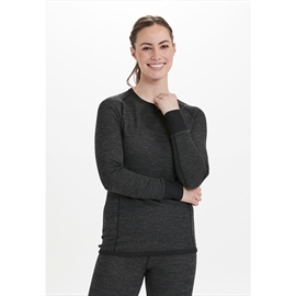 Whistler Brandi W "merinould" undertrøje top, dark grey