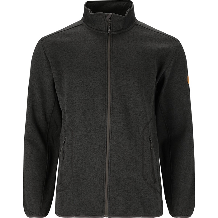 Whistler Sampton Melange Fleece Jacket Herre / Mænd-Sort-XL – Fleecejakker