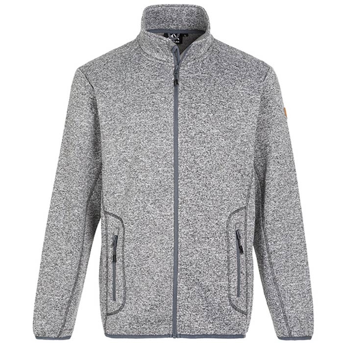 Whistler Sampton Melange Fleece Jacket Herre / Mænd-light Grå-4XL – Fleecejakker