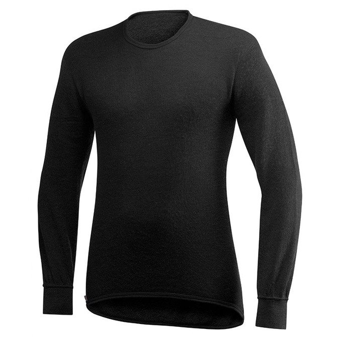 Woolpower Crewneck 200, sort