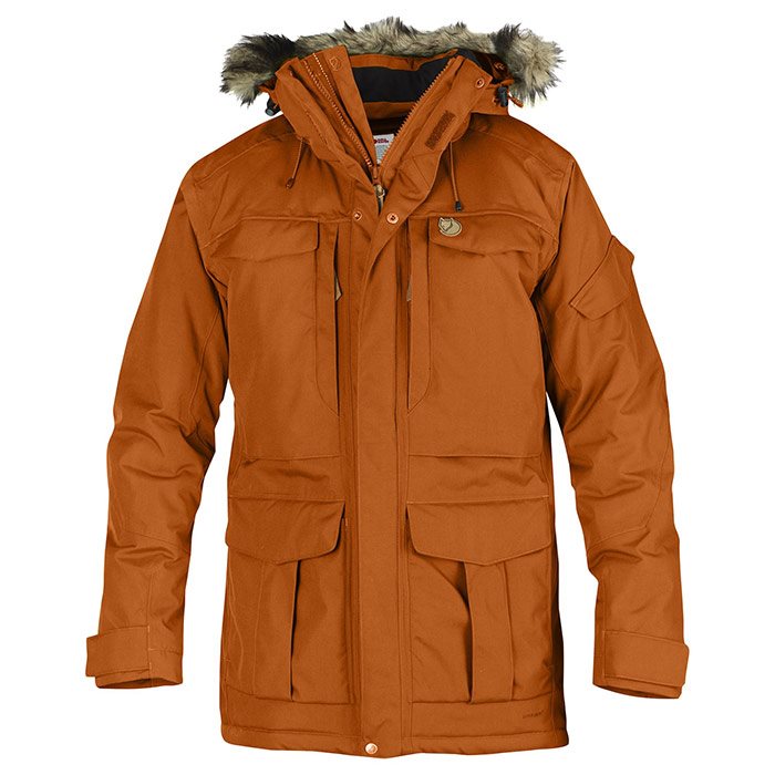 Fjällräven Nuuk / Yupik Parka Herre vinterjakke-autumn leaf-M