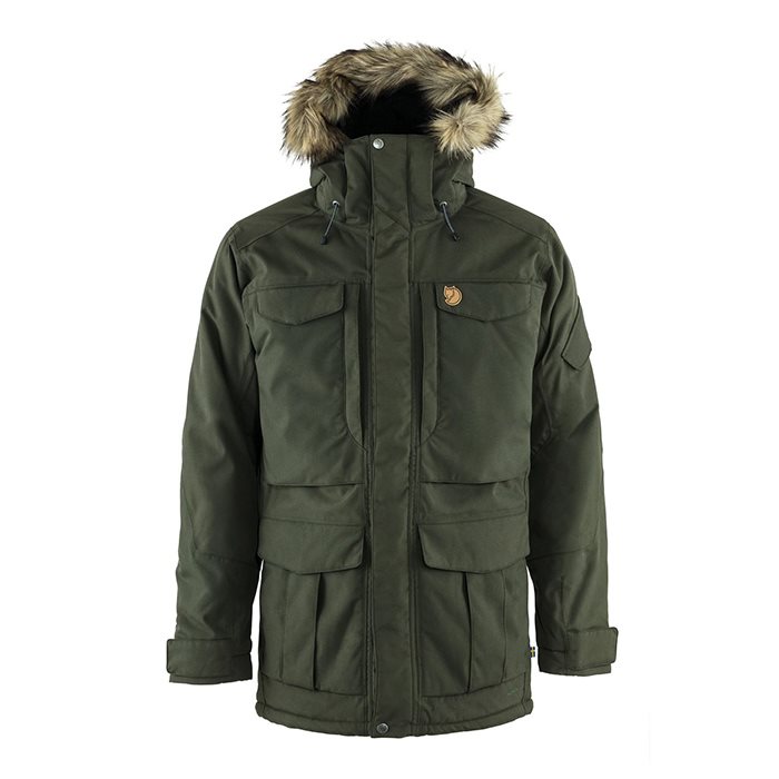 Fjällräven Nuuk / Yupik Parka Herre vinterjakke-deep forest