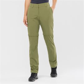 Salomon Wayfarer Zip-Off bukser Dame, martini olive