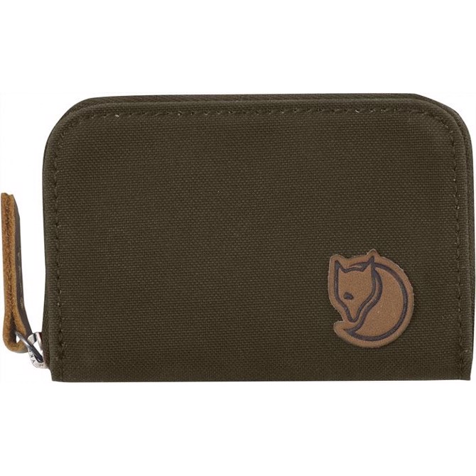 Billede af Fjällräven Zip Card Holder pung-dark olive - Små tasker, punge, tilbehør hos Outdoornu.dk