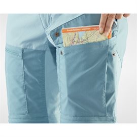Fjällräven Abisko Midsummer Zip-Off Trousers Women-mineral blue / clay blue-42